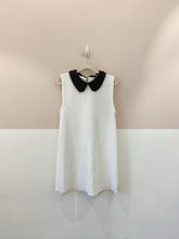 Vestido curto tricot gola Zara P