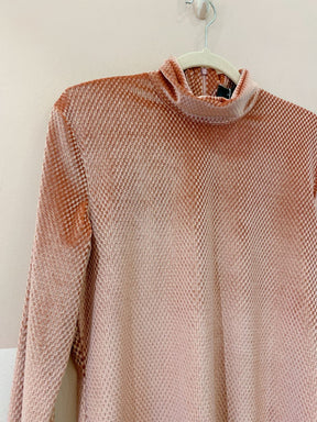 Blusa veludo rosé west side MADNOMAD P