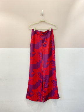 Calça reta estampada Maria Valentina 36