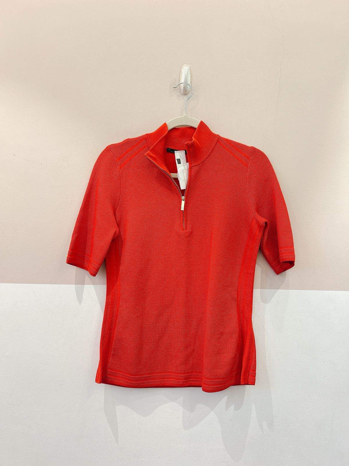 Blusa tricot vermelha Carolina Herrera M