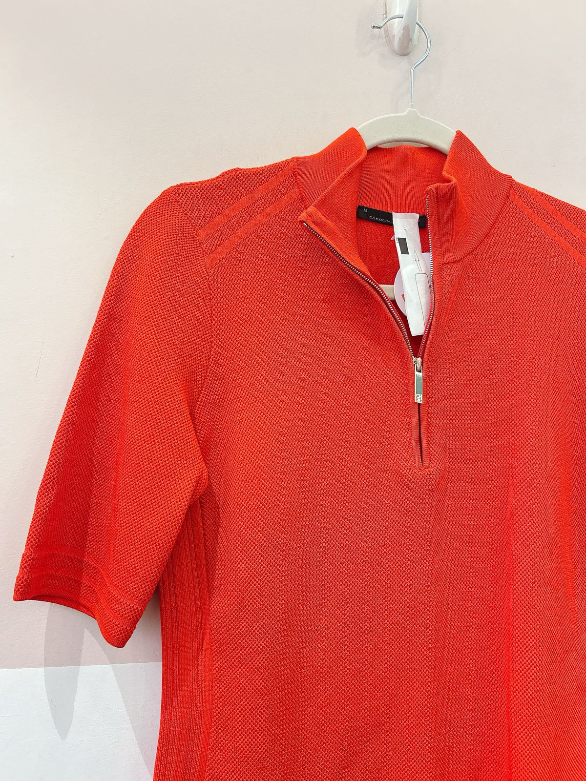 Blusa tricot vermelha Carolina Herrera M