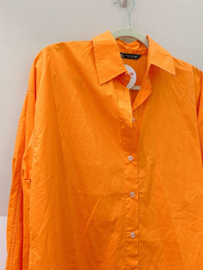 Camisa laranja Zara PP