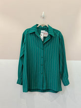 Camisa verde listrada Nanaminze PP