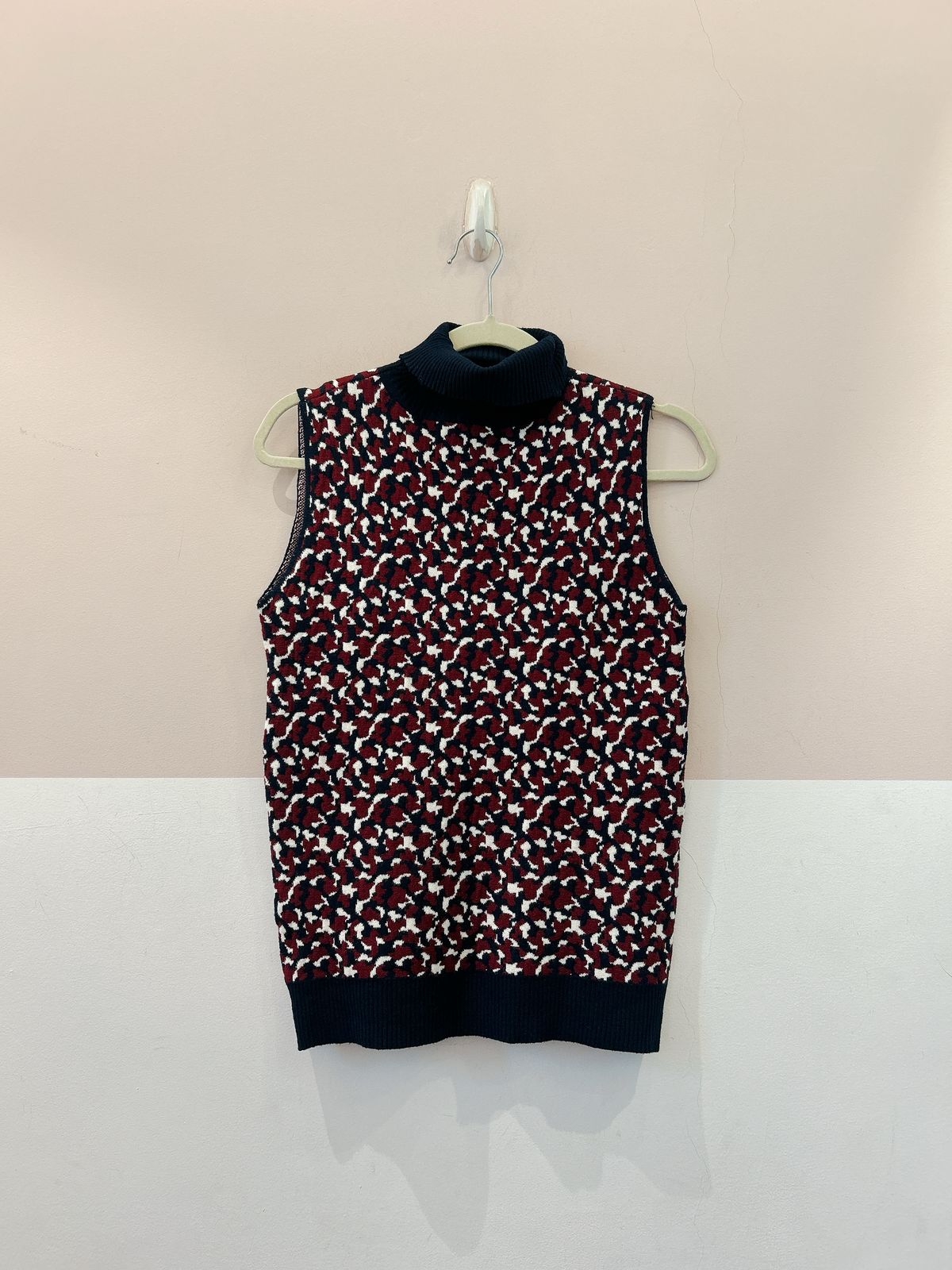 Blusa tricot gola marinho Maria Filó G