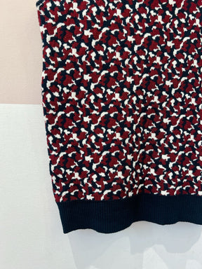 Blusa tricot gola marinho Maria Filó G