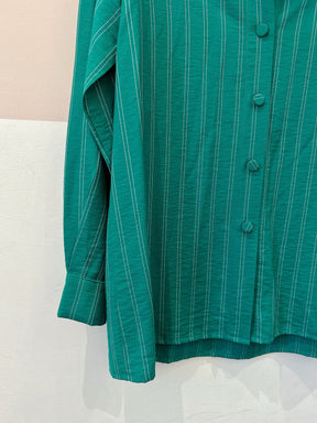 Camisa verde listrada Nanaminze PP