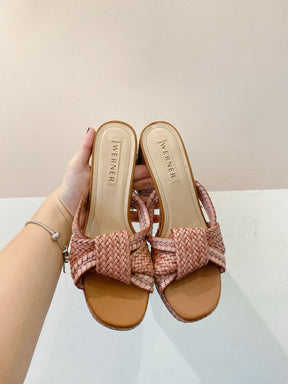 Tamanco treliça marrom Werner 37