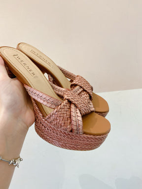 Tamanco treliça marrom Werner 37