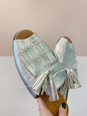 Rasteirinha prata Etoiles by Botti 38