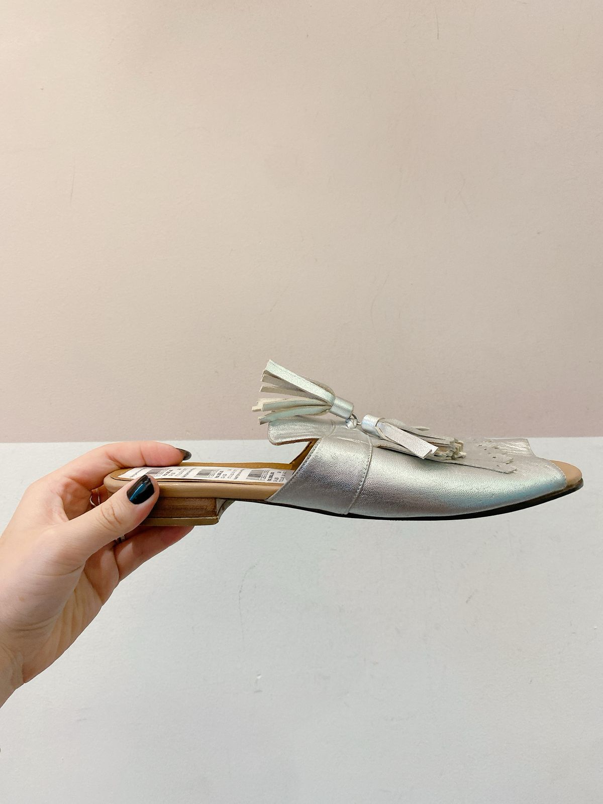 Rasteirinha prata Etoiles by Botti 38