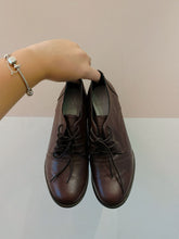 Oxford salto couro vinho Tami 36