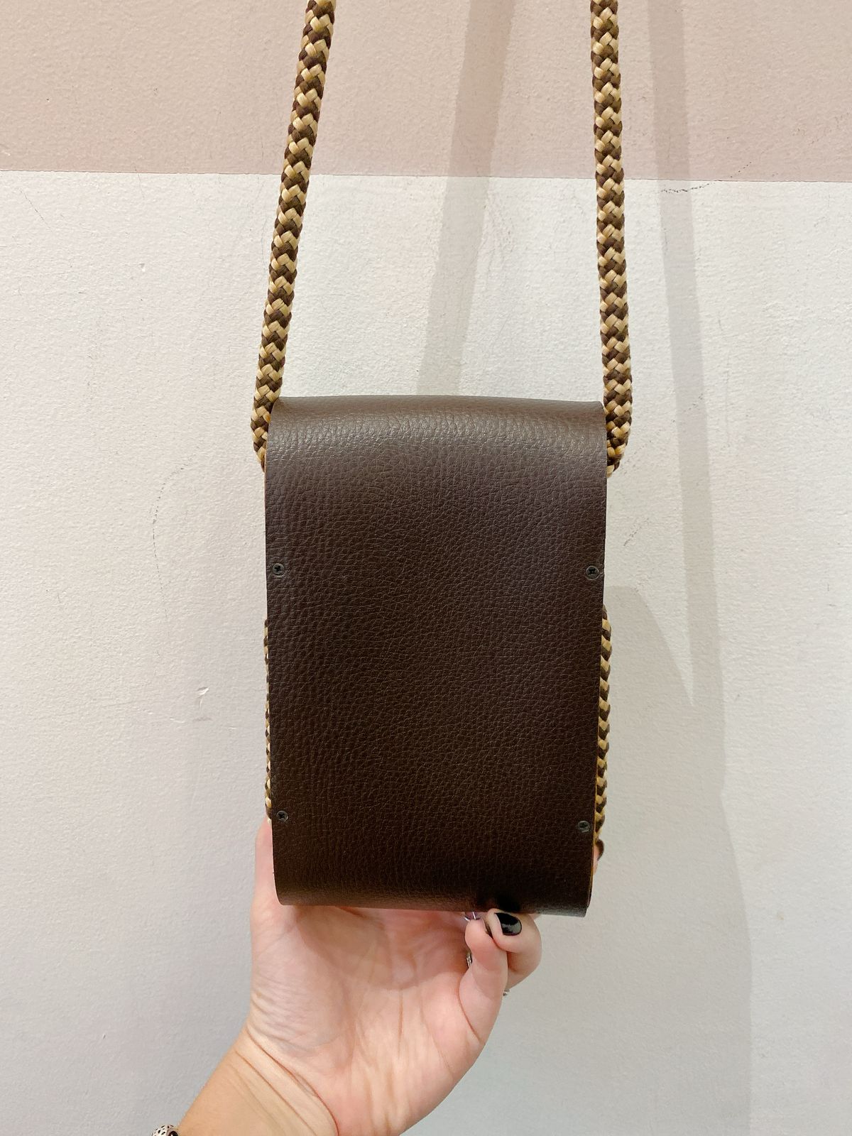 Bolsa vertical madeira Stefano Leggieri