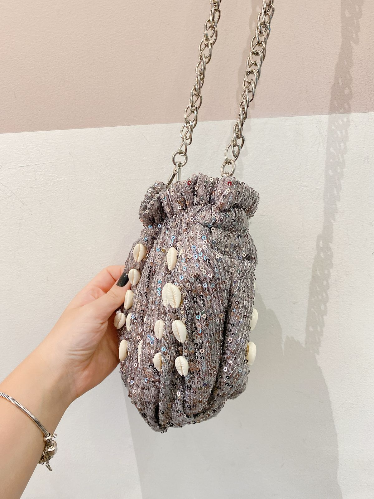 Bolsa saco prata búzios La Piscine