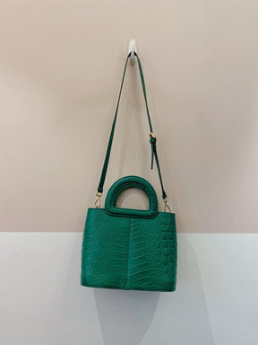 Bolsa verde croco Crizzapi