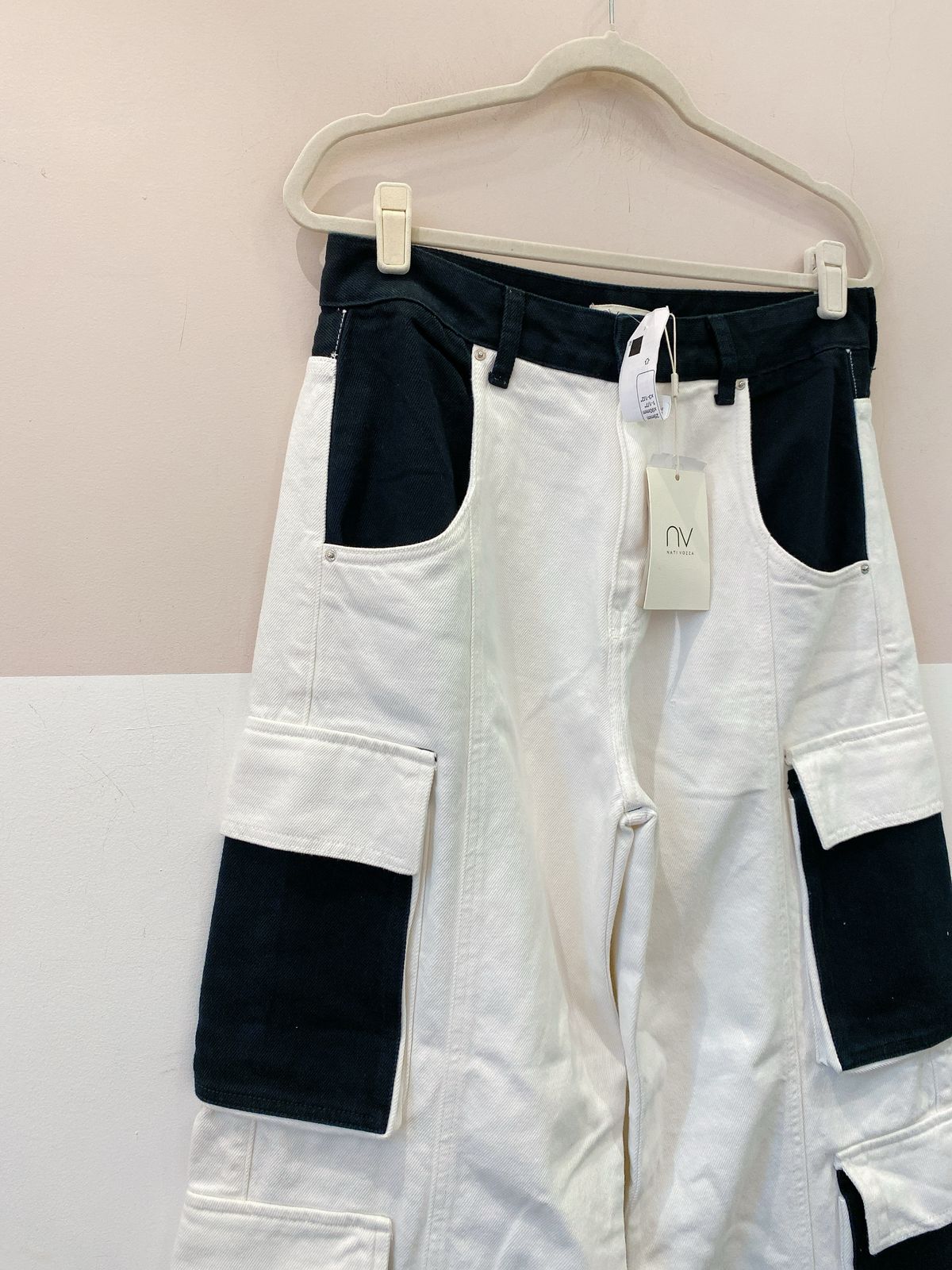 Calça cargo bicolor sueli BY NV 36