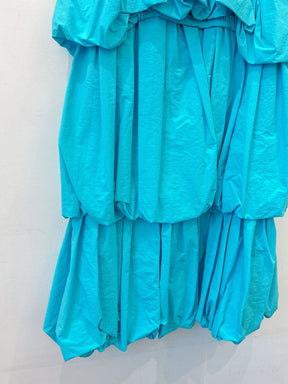 Saia longa azul camadas Chaouiche P