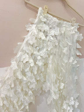 Calça branca aplicações Só Biquínis P