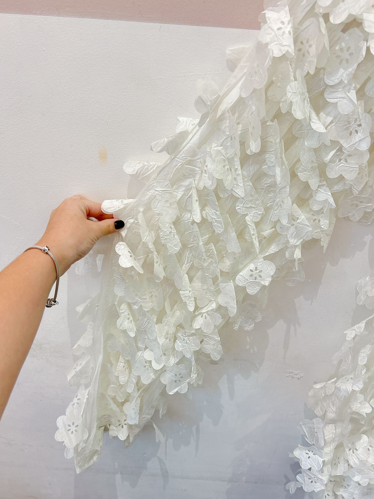 Calça branca aplicações Só Biquínis P