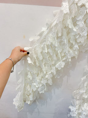 Calça branca aplicações Só Biquínis P