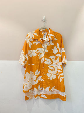 Camisa laranja floral Dress To G