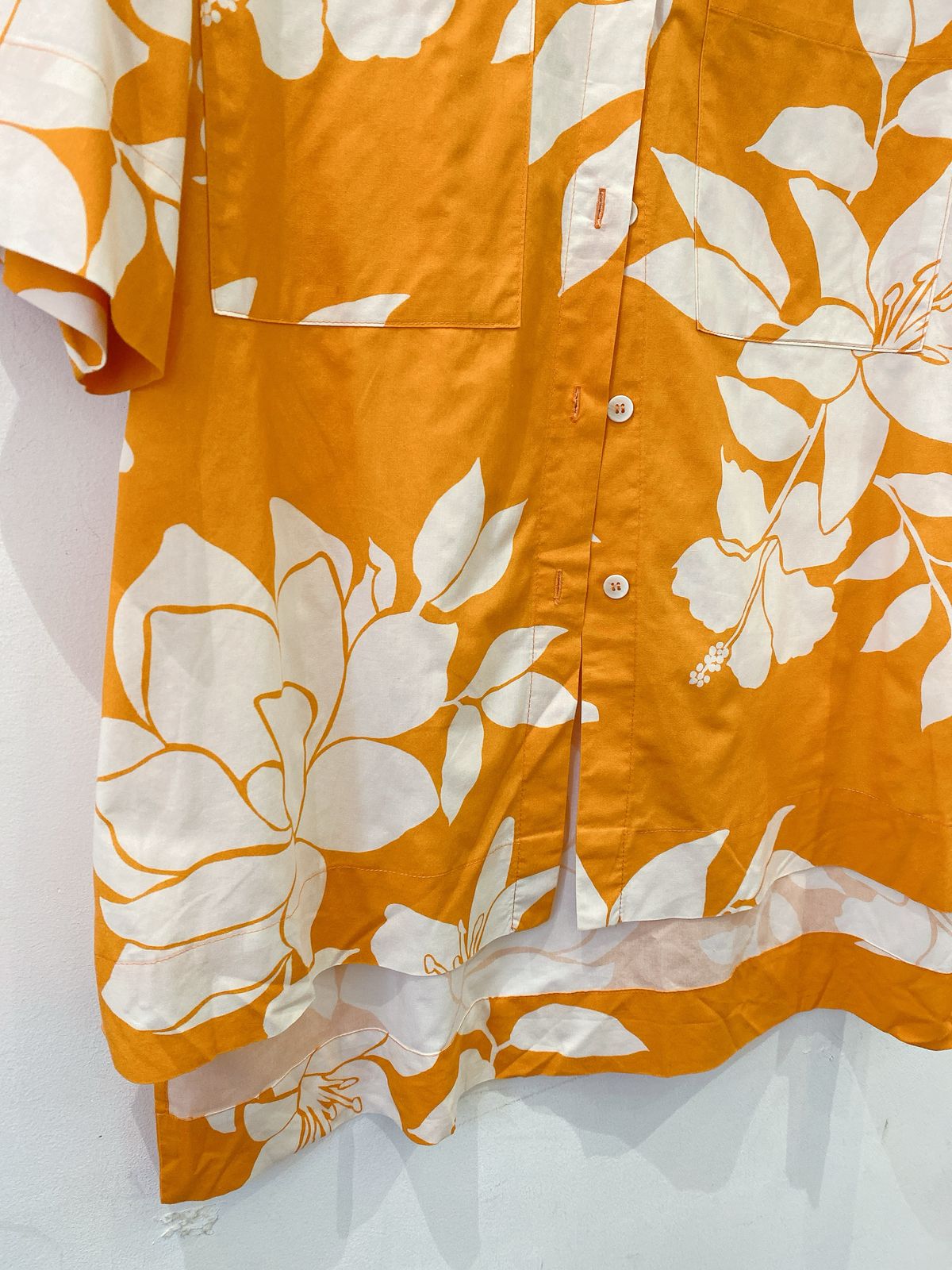 Camisa laranja floral Dress To G