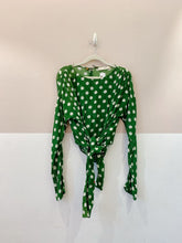 Blusa verde poás Cris Barros 40