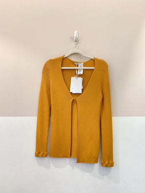 Cardigan mostarda tricot Animale P