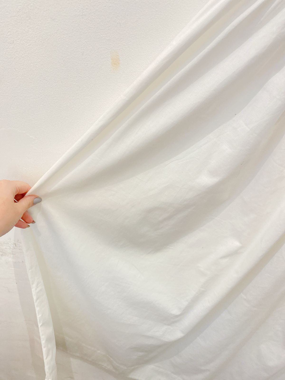 Vestido midi off white busto Panô M