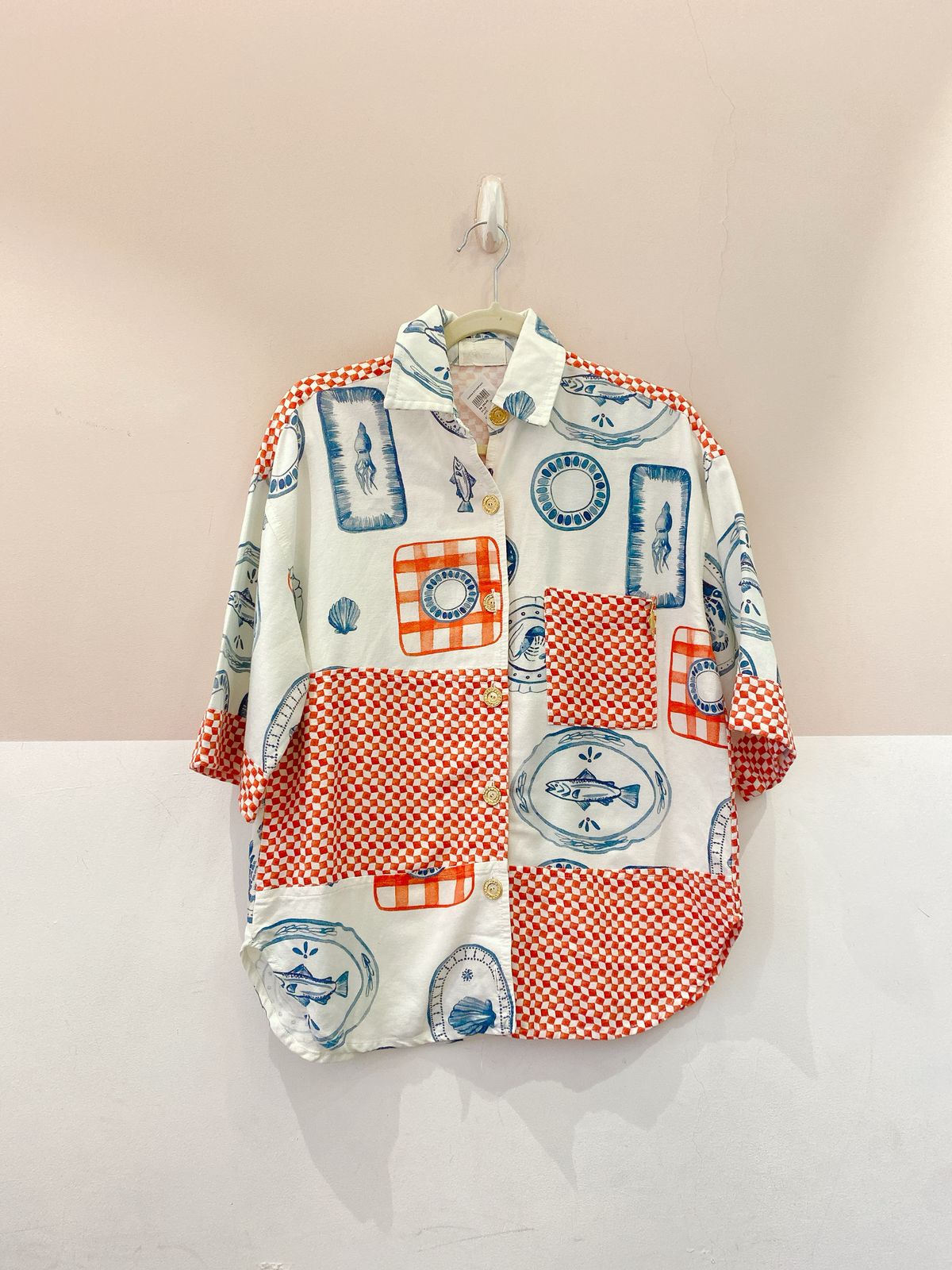 Blusa estampada Anpô M