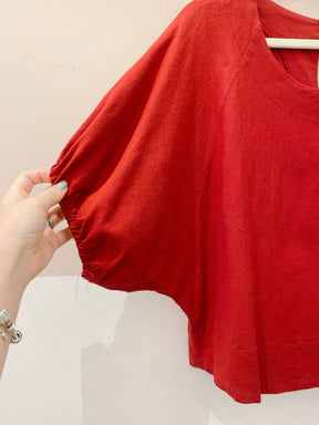 Blusa vermelha Mille Bises M