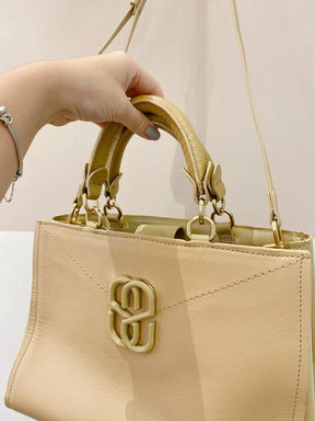 Bolsa couro bege Schutz
