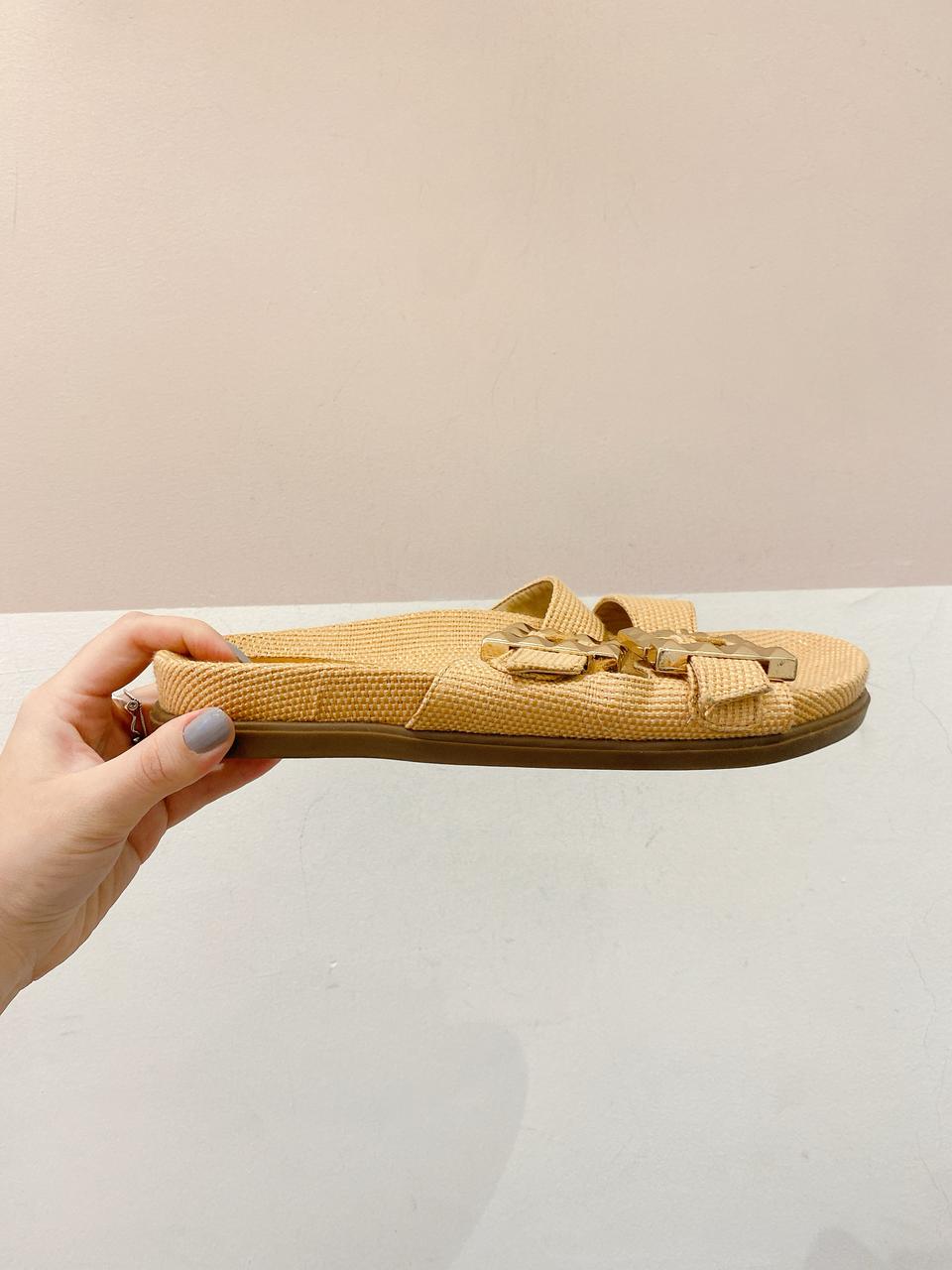 Papete palha fivelas Schutz 37