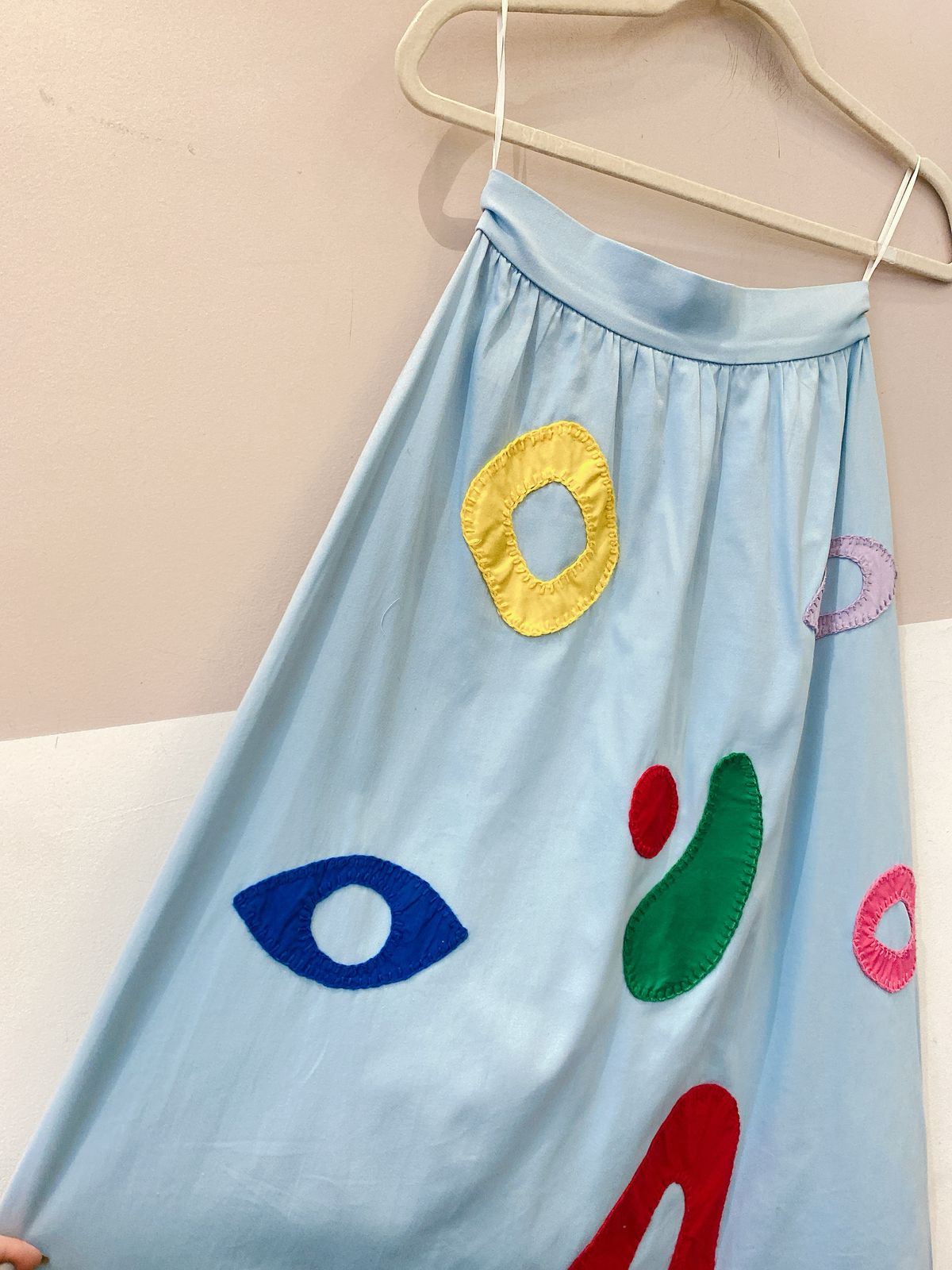 Saia longa bordados Fernanda Di Biase P