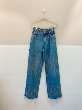 Calça jeans brilhos coloridos 2 DNM 38