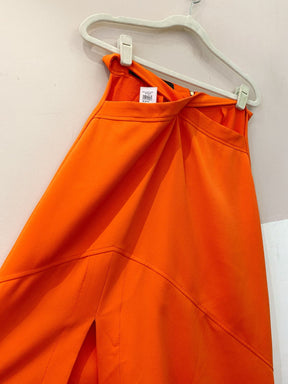 Saia longa coral recortes Skazi P