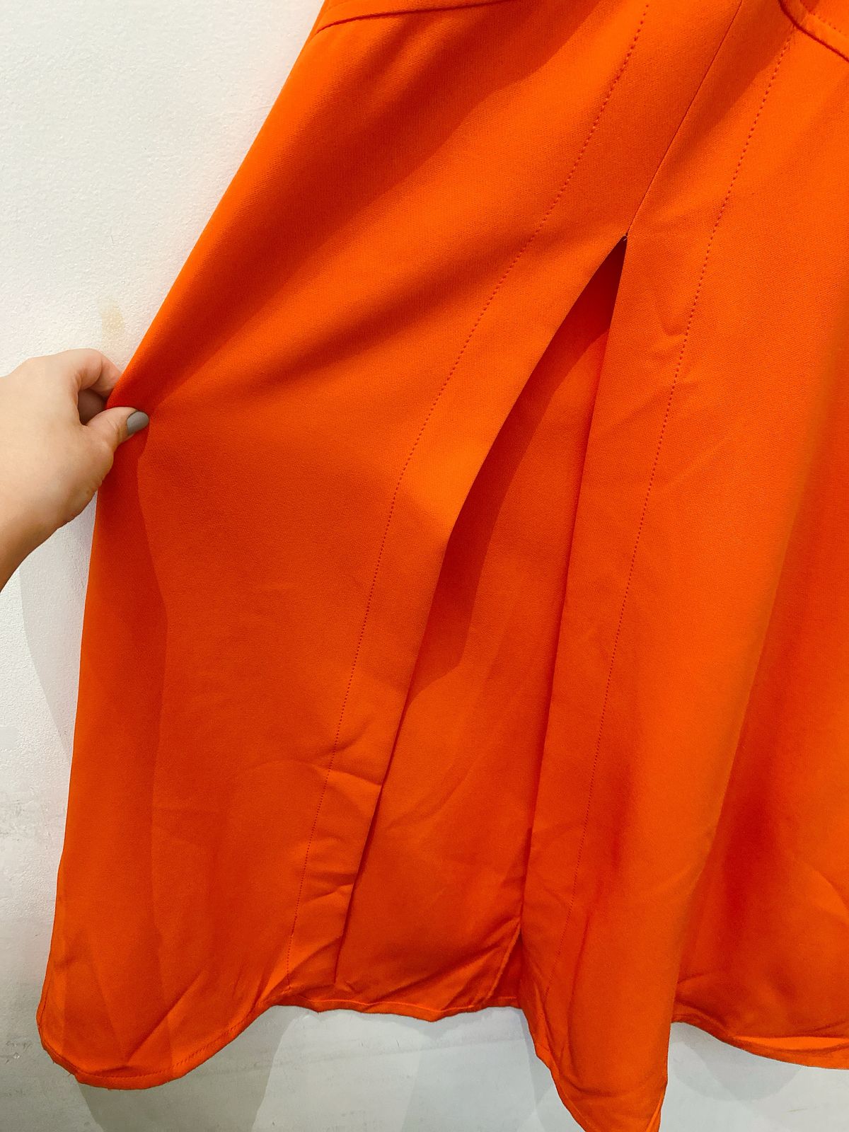 Saia longa coral recortes Skazi P