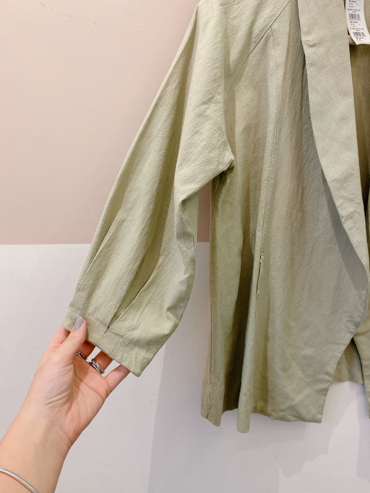 Blazer verde com faixa Infinite P