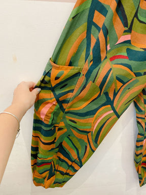 Calça estampada Farm M