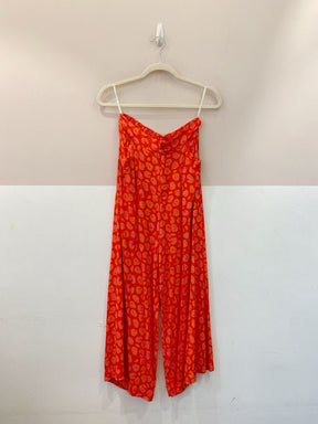 Calça coral onça Farm M