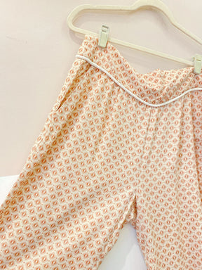 Calça estampada bege Renner G