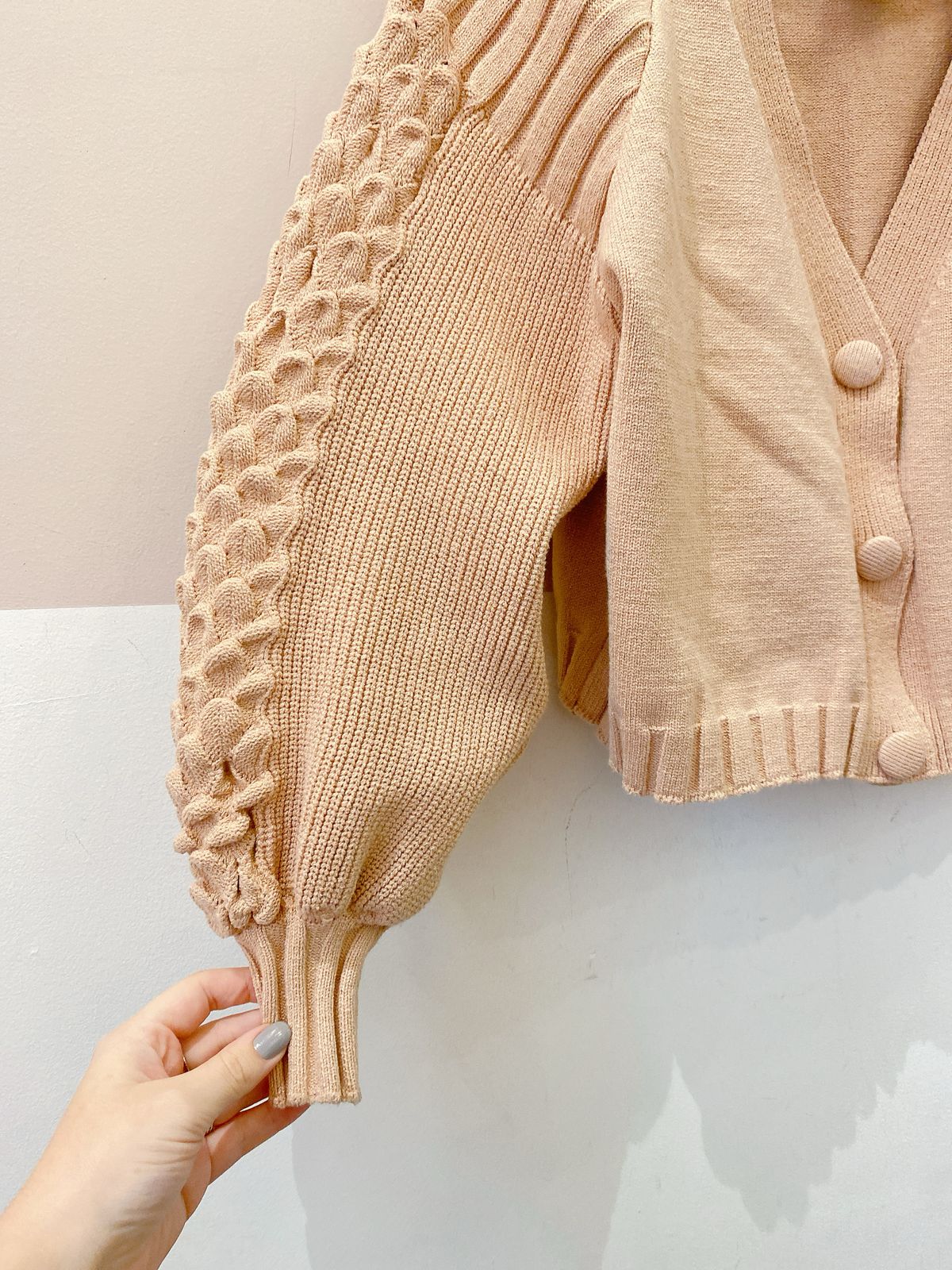 Casaqueto tricot rosê Dress To P