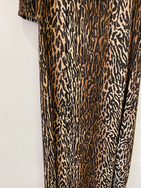 Vestido midi onça Rixo G