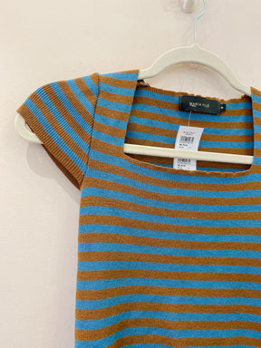 Blusa tricot listrada Maria Filó M