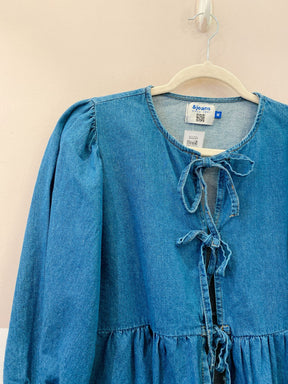 Bata jeans amarrações C&A M