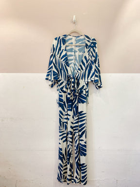 Macacão estampa azul recorte Animale 36