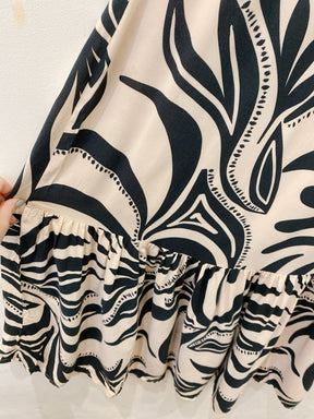 Vestido midi estampado Lizie PP