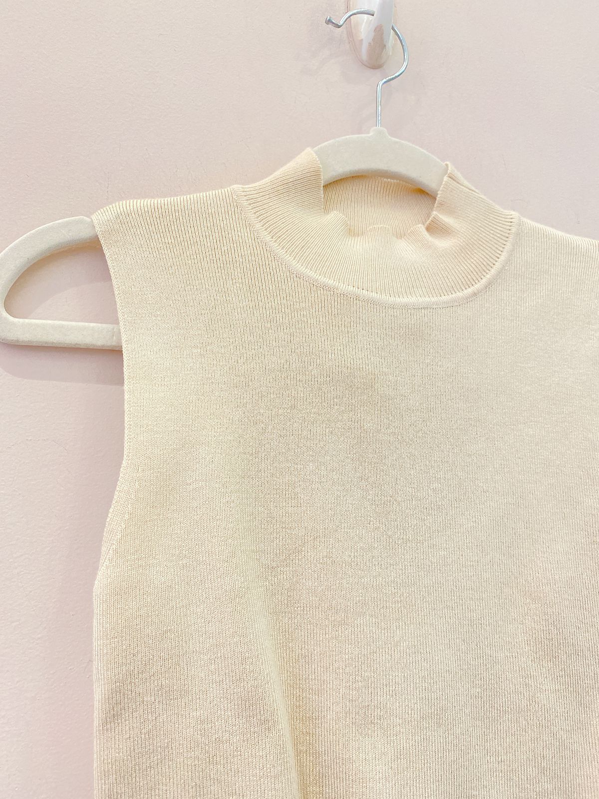 Blusa tricot bege C&A P