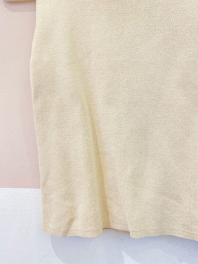 Blusa tricot bege C&A P