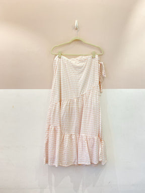 Saia midi envelope listrada Peepou GG