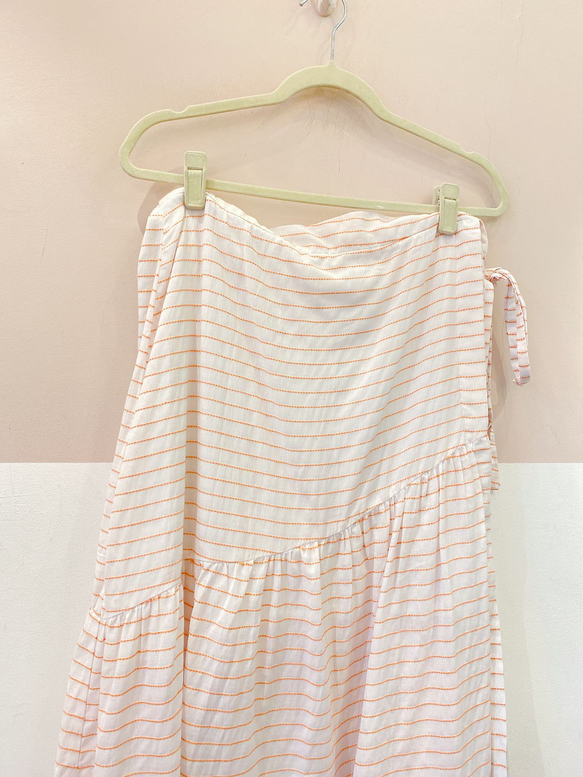 Saia midi envelope listrada Peepou GG